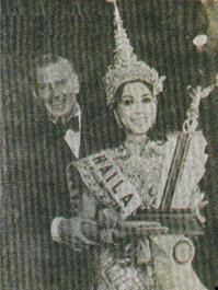 1969環球小姐最佳民族服裝-拉瑪二世皇時代的傳統舞蹈服裝