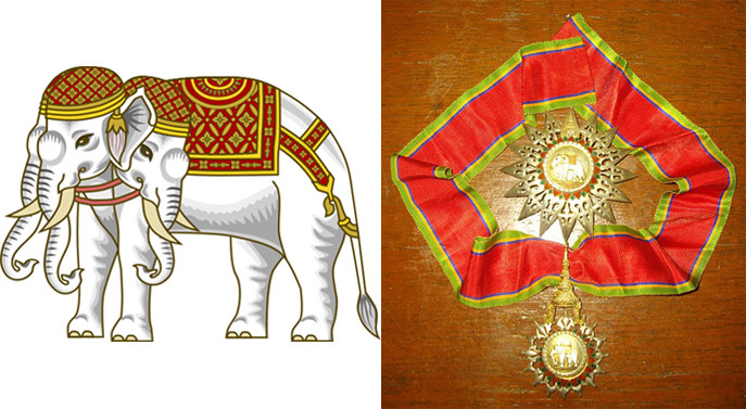三首白象、泰國白象勳章