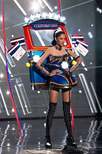 泰國環姐2015年國服-嘟嘟車裝